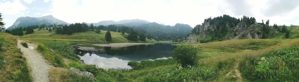 Scenic view of landscape against sky