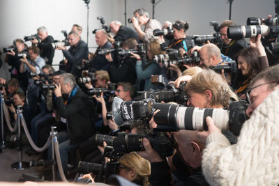 People photographing outdoors