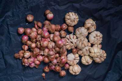 High angle view of vegetables