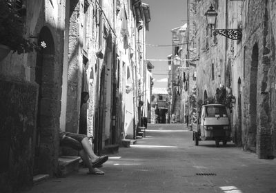 Street amidst buildings in city