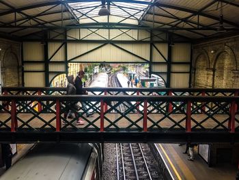 Interior of railroad station