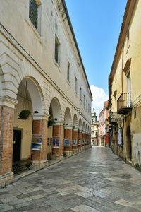 A street of sant'agata dè goti, a village in campania region.