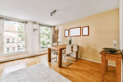 View of dining table in living room