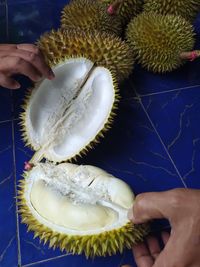 Split durian