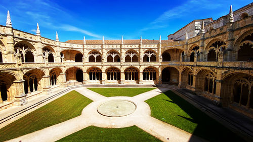 View of historic building against sky