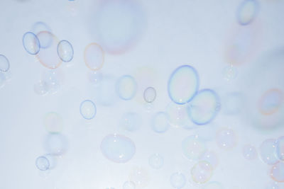 Close-up of bubbles