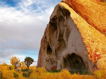 Rock formations at mojave national preserve