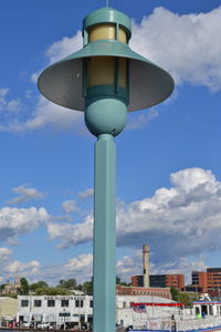 Low angle view of buildings against sky