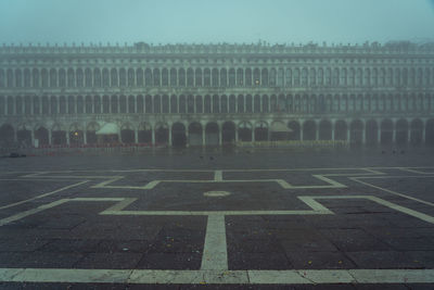 View of building in city