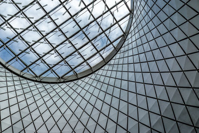 Low angle view of skylight