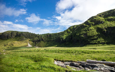 Scenic view of landscape against sky