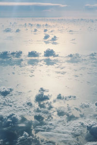 Low angle view of clouds in sky