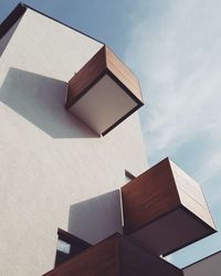 Low angle view of built structure against sky