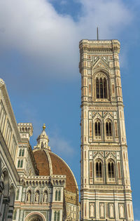 Low angle view of historical building against sky