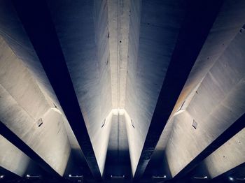 Low angle view of illuminated ceiling