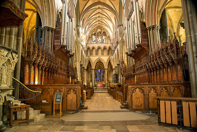 Interior of cathedral