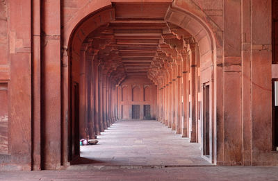 Historical city constructed by mughal emperor akbar in fatehpur sikri, uttar pradesh, india