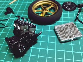 Close-up of tree against blue sky
