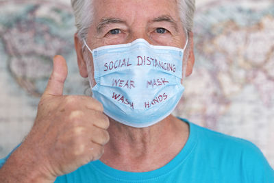 Close-up portrait of a man