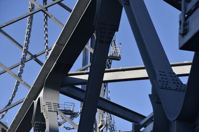 Abstract detail of drawbridge