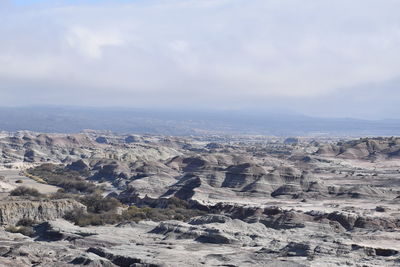 Aerial view of landscape against sky