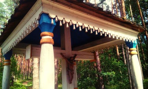 Low angle view of temple