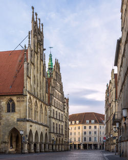 The old town hall of münster, nrw, germany