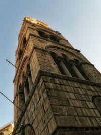 Low angle view of historical building