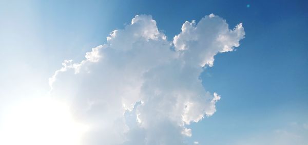 Low angle view of clouds in sky