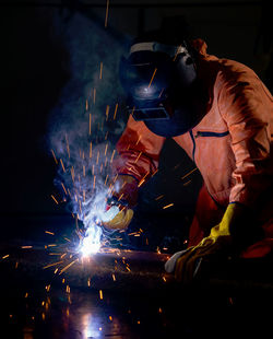 Man working