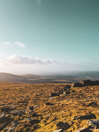Scenic view of landscape against sky