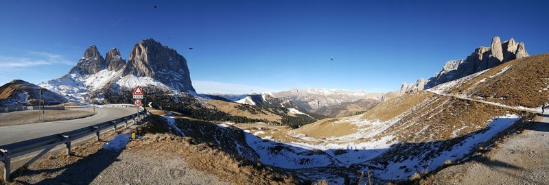 Panoramic view of buildings against sky