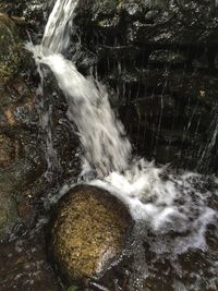 View of waterfall