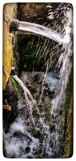 Close-up of waterfall