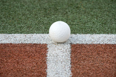 Close-up of ball on table