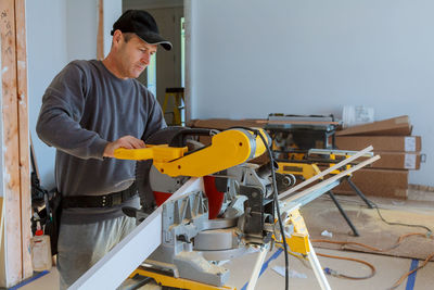 Man working at workshop