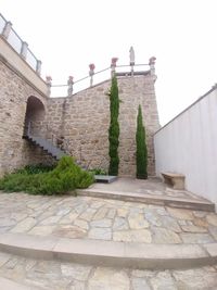 Low angle view of building against sky