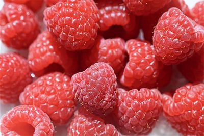 Full frame shot of strawberries
