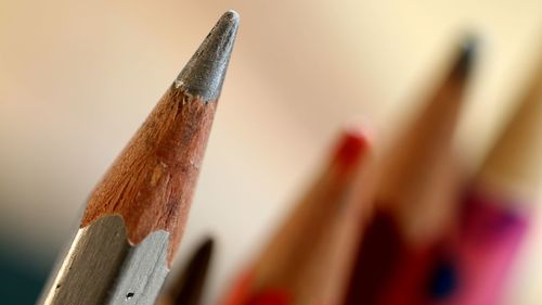 Close-up of pencils