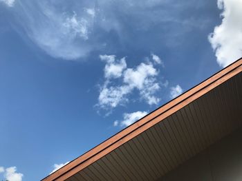 Low angle view of building against sky