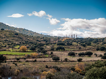 Scenic view of landscape against sky