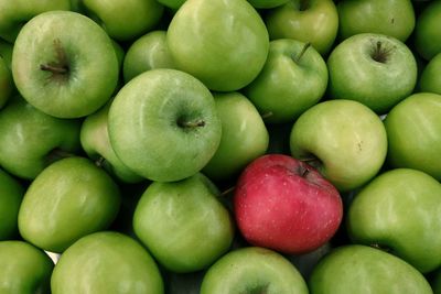 Full frame shot of apples