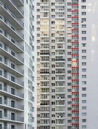 Low angle view of buildings in city