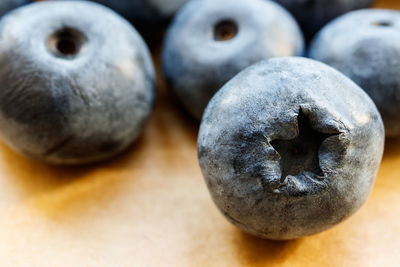 Close-up of fruits on table