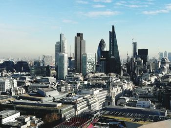 View of cityscape against sky