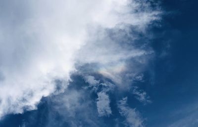 Low angle view of clouds in sky