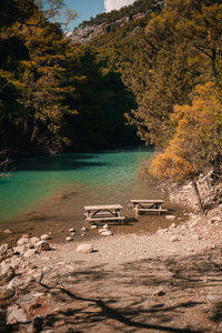 Scenic view of beach