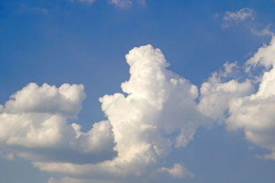 Low angle view of clouds in sky