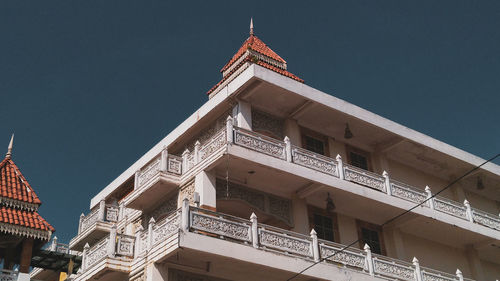 Low angle view of building against sky