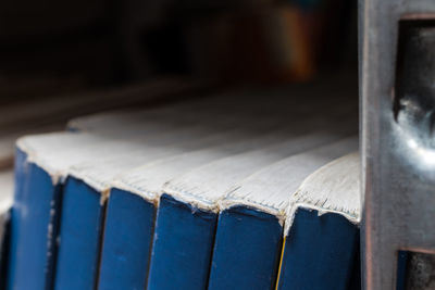 Close-up of books